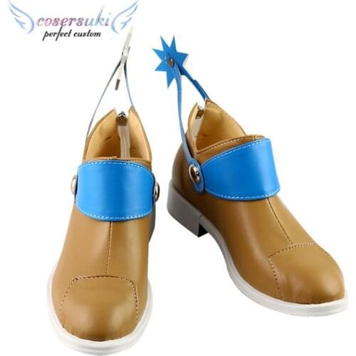 Free Shipping!JoJos Bizarre Adventure Gyro Zeppeli Halloween Cosplay Boots Cosplay Shoes