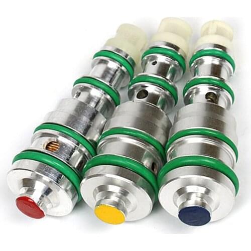Yellow/Blue/Red 40/42/44 Psi 1 Piece Electromagnetic V5 Compressor Control Valve For Lacetti/Buick/Volkswagen/Opel/Daewoo