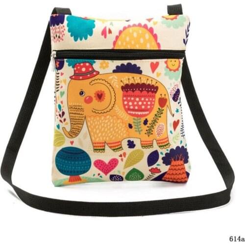 M552 Cartoon Elephant Design Summer Women Bag Personality Printing Mini Bag Shoulder Bag Ladies Bags