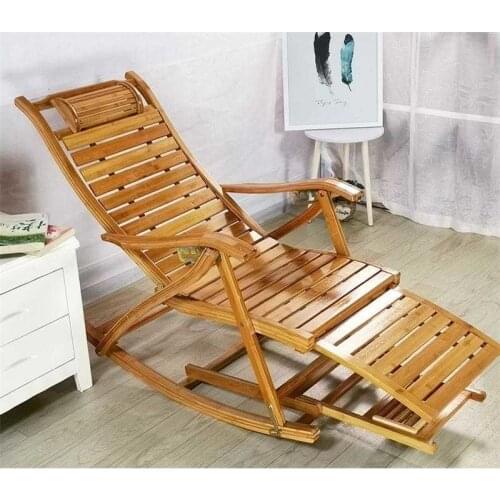 Cama Balcony Furniture Foldable Bed Rocking Sillon Reclinable Bamboo Fauteuil Salon Sillones Moderno Para Sala Lounge Chair