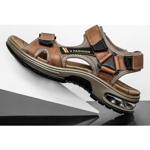 2020 summer men hiking sport sandals outdoor casual mountain sandalia masculina mens roman vietnam shoes large sizes 44 beach