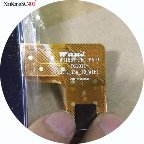 New For 10.1" inch Tablet WanJ WJ1857-FPC V6.0 TG101T-TCL_U3A_10_WIFI touch screen Digitizer Touch panel Glass Sensor