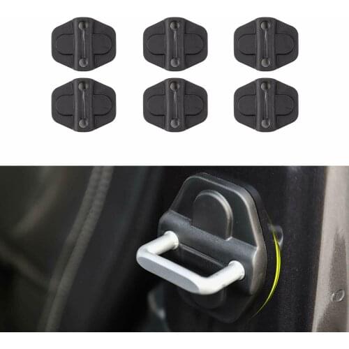 New Fit for 2108 for Jeep Wrangler JL 4Door Auto Door Lock Protective Auto Cover 6pcs