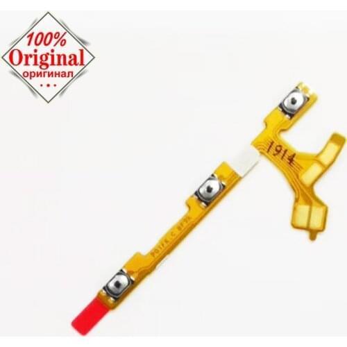 Original Side Power ON OFF Volume Key Button Switch Flex Cable For Psmart plus 2019 power flex Ribbon Repair Spare Parts