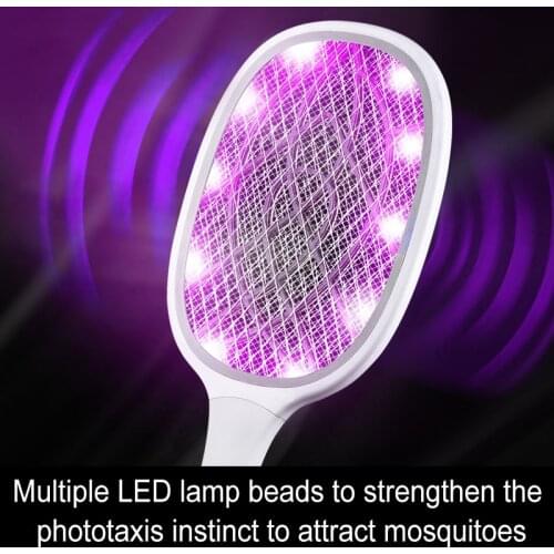 USB Rechargeable Electric Mosquito Swatter Summer Mosquito Trap Lamp Electric Mosquito Anti Fly Led Outdoor Mosquito Killer Lamp