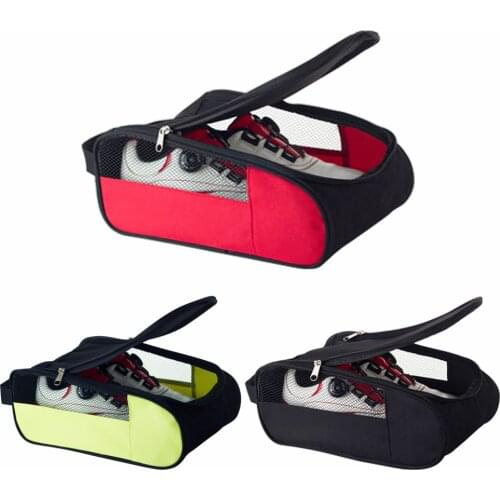 Golf Shoes Bag Zipped Sports Bag Shoe Case Golf Shoe Bag - Zippered Shoe Carrier Bags
