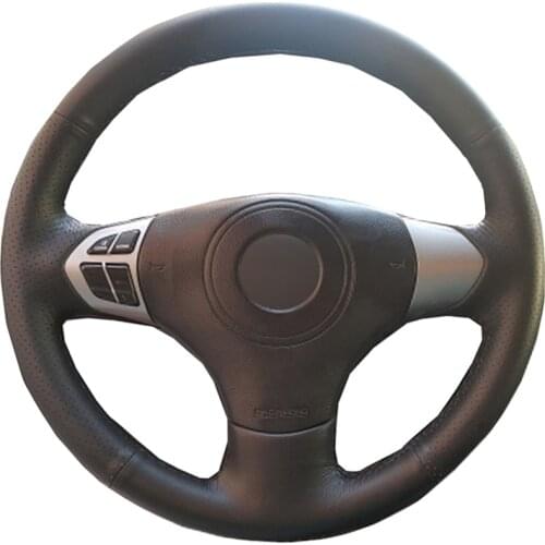 Hand Sewing Car Steering Wheel Cover Wrap Volant Leather Suede For Suzuki Grand Vitara 2006 2007 2008 2009 2010 2011 2012-2014