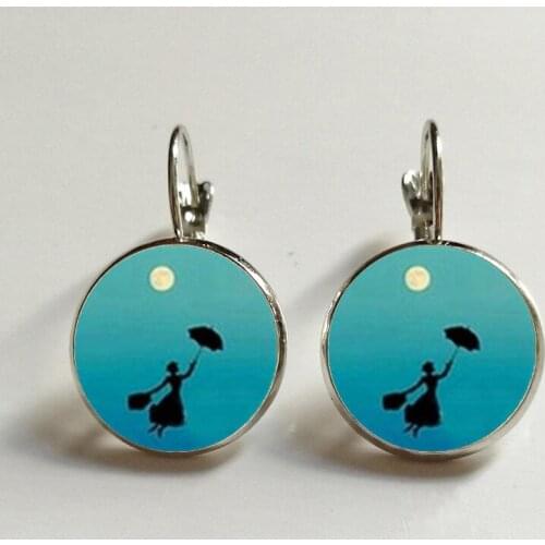 New fashion Mary Poppins earrings Steampunk Mary Poppins earrings