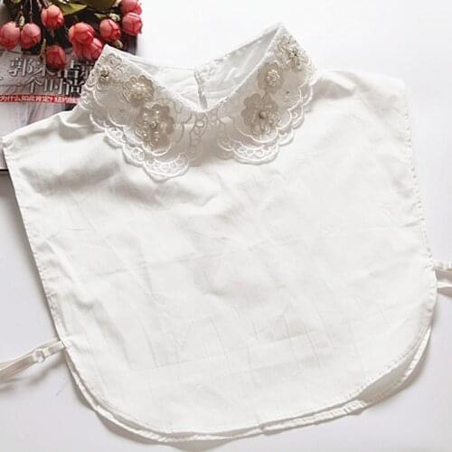 Stylish Elegant Lace False Detachable Shirt Collars Blouse Decoration Lined Detachable Choker Necklace fashion Blouse Vintage