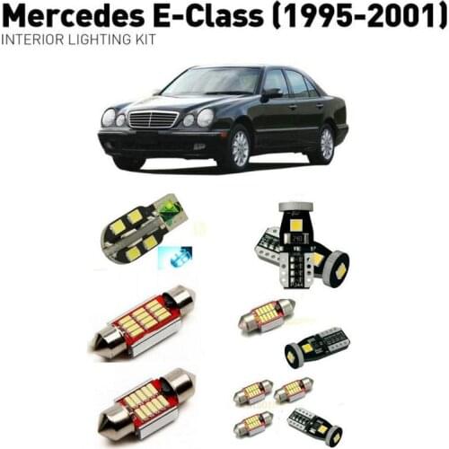 Led interior lights For mercedes e-class 1995-2001 16pc Led Lights For Cars lighting kit automotive bulbs Canbus