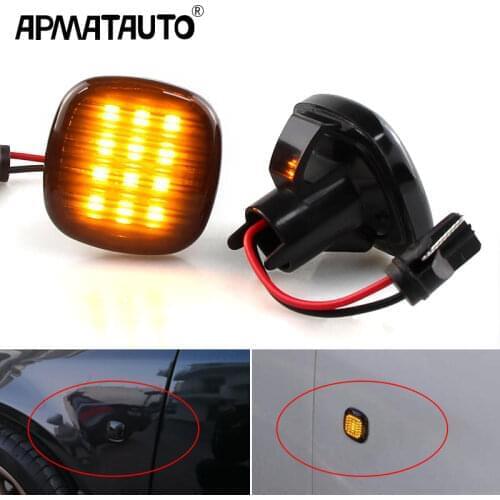 LED CANbus Amber Side Marker Turn Signal Light For SKODA Octavia Roomster Rapid Fabia SEAT Cordoba Ibiza Leon for AUDI A3 A4 A8