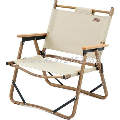 Aluminum alloy outdoor folding chair camping fishing stool director Kermit light portable leisure chair