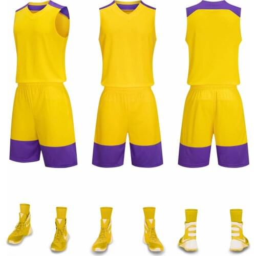 Team basketball uniform suit men and women sports breathable competition printing jersey adult team uniform training uniform com