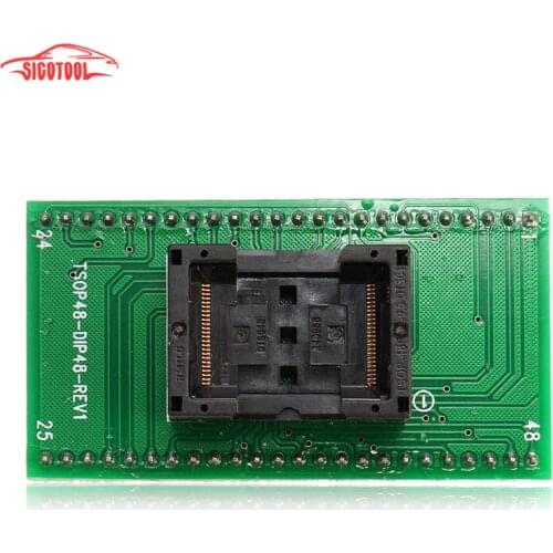 Hot New TSOP48 To DIP48 Double Contact Gold Plating Universal IC Programm Socket Adapter 6 mm Pin Length 63 x 33 x 30mm Modules