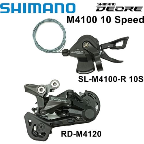 Shimano DEORE M4100 MTB Bike Derailleurs Groupset SL-M4100/M5100 Shifter Lever Bicycle Switch RD M4120 RD M5120 Rear Derailleurs