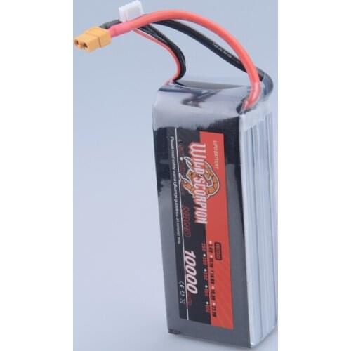 1pcs Wild Scorpion Lipo Battery 14.8V 10000mah 25C MAX 40C XT60 Plug For RC Quadcopter Drone Helicopter Car Airplane