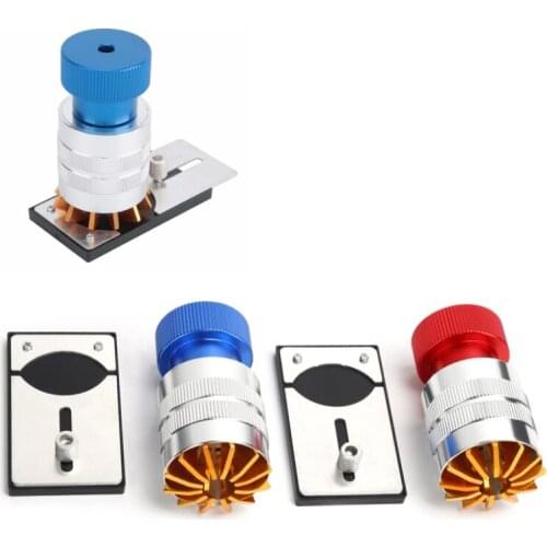 2Set Red Blue Watch Crystal Lift Front Case Back Cover Opener Remover Inserter Watch Glass Remove Replace Repair Tool Watchmaker