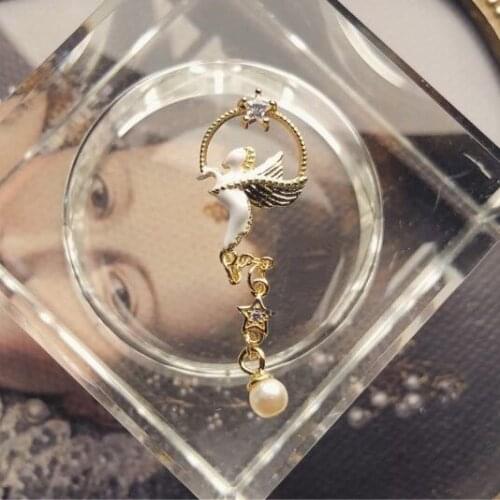 5pcs/lot Winged horse Zircon Pendant Nail Art Crystal jewelry Rhinestone nail supplies nails accessories nail decorations charms