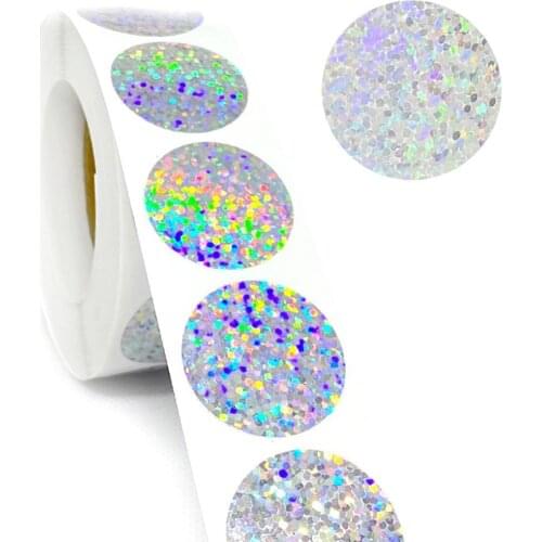 500/roll Roll Rainbow Thank You For Purchasing Commercial Decorative Stickers Label Birthday Party Sealing Label Sticker