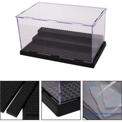 67JC Display Case Box Dustproof ShowCase For Blocks Building Blocks Bricks Toy