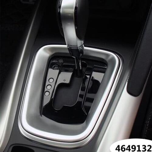 ABS Chrome For Renault Kadjar Car Gear Shifter Panel Covers accessories decoration trim frame Car-Styling 2015 16 17 18 2019