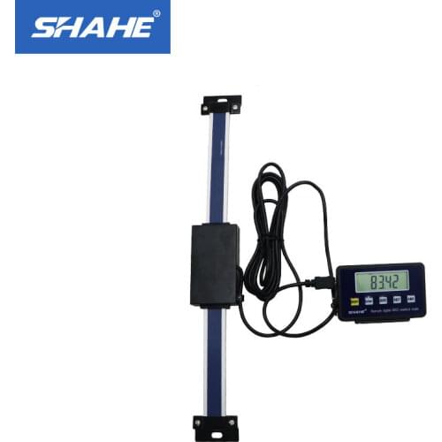 Shahe 0-200 mm Digital Linear Scale Remote Digital Readout linear Scale External Display Ruler with LCD Base