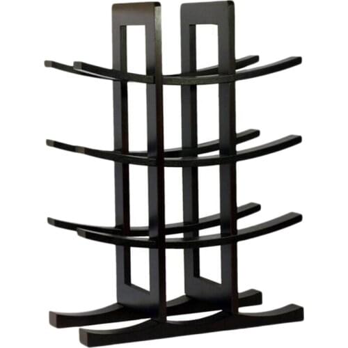 Wooden Bamboo Wine Rack 12 Bottle Bar Kitchen Dining Storage Liquor Holder Home Decor Countertop Wine Rack Holder