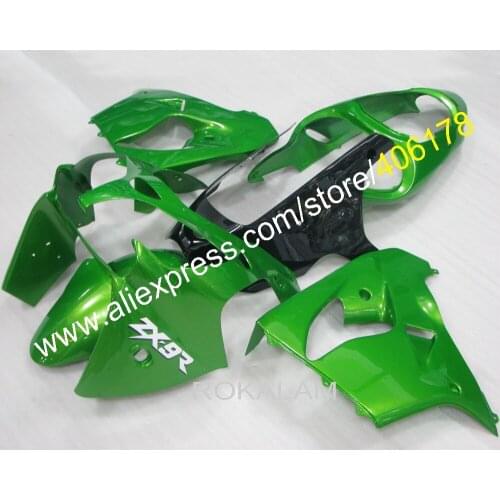 ZX-9R ZX 9R 00 01 ABS Fairing Kit For Kawasaki Ninja ZX9R 2000 2001 Green Motorcycle Fairings