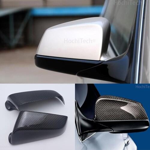 For BMW 5 6 7 Series E60 E61 F07 F10 F11 E63 E64 F06 F12 F13 F01 F02 F03 F04 Real carbon fiber mirror cover mirror decoration