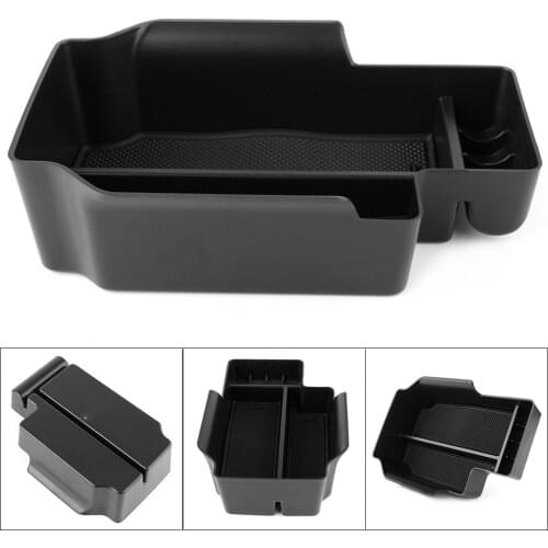 For GMC Canyon 2015-2019 Car Armrest Storage Box Center Console Organizer Tray Container For Chevrolet Colorado LT Z71 ZR2