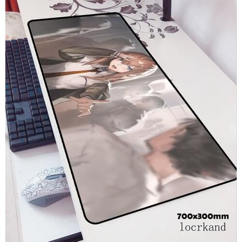 Steins gate mousepad 900x400x2mm Indie Pop Computer mouse mat gamer gamepad pc Cartoon gaming mousemat desk pad office padmouse