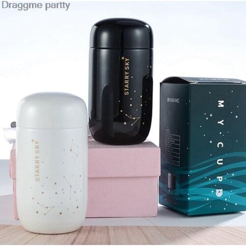 Bottle Starry Sky Mini Small Capacity Leakproof Coffee Mug 304 Stainless Steel Vacuum Flask 200ML Thermo Bottle