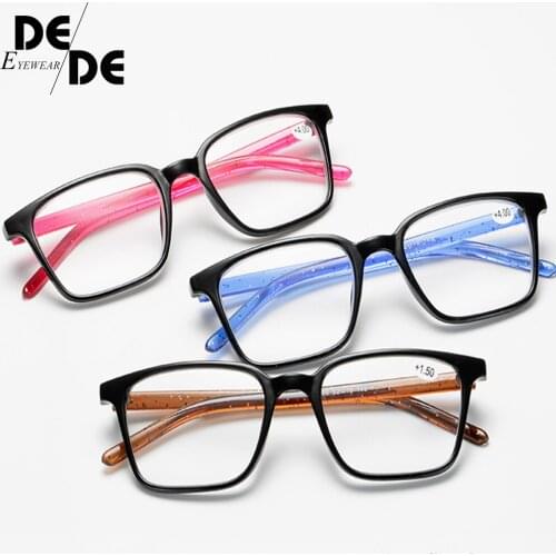 Men Ultralight Reading Glasses Women Anti Fatigue Reading Eyeglasses Female Presbyopic Prescription Eyewear