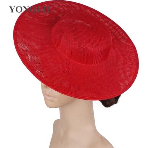 30Cm Polyester Fascinator Base DIY Hair Accessories Millinery Saucer Party Occasion Hats Wedding Headwear Material Multicolor