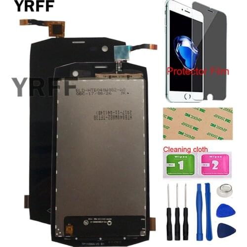 LCD Display Front Touch Glass For Vertex Impress Action LCD Display Touch Screen Digitizer 4'' Mobile Phone Tools Protector Film
