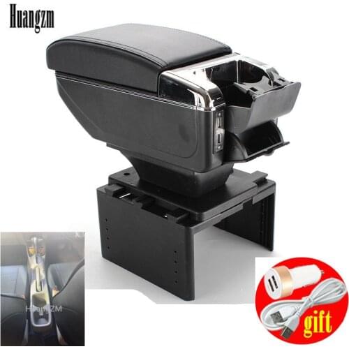 For honda insight ze2 armrest box car center console modification accessories double raised with USB