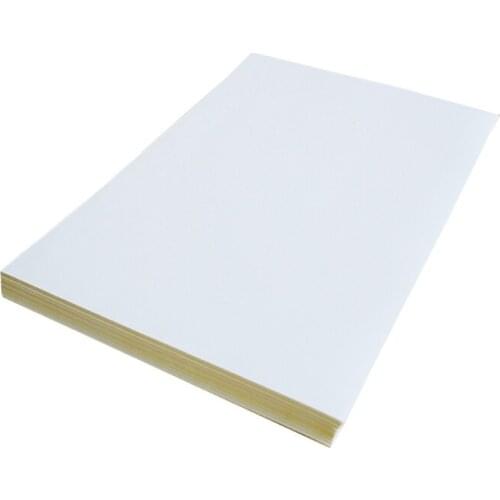 Practical (100 Sheets) A4 Self-adhesive Paper 297X210 Mm/11.7X8.25 Inch A4 Laser Printer Self-adhesive Matte Stickers