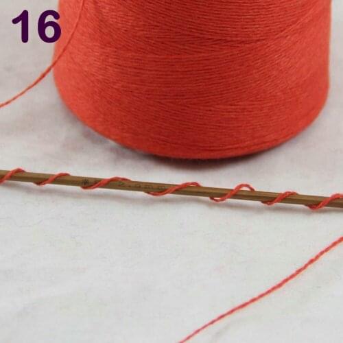 Sales 1X500g high quality 100% pure cashmere warm soft hand-woven tower yarn Orange 262-5016