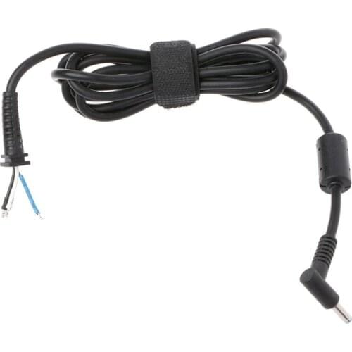 4.5x3.0mm DC Power Charger Tip Plug Right Angle Round Connector With Central Pin Power Cable For HP Laptop 175cm Length C26