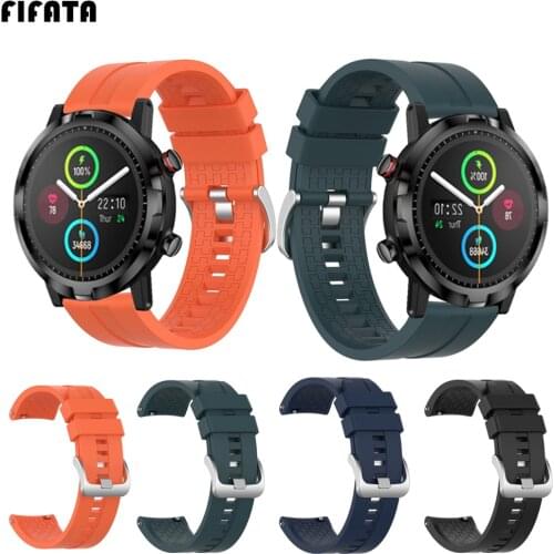 FIFATA Silicone Strap For Huawei Watch GT /GT2 Smart Watchband Wrist Strap For Xiaomi Amazfit GTR2/Stratos Accessories Bracelet