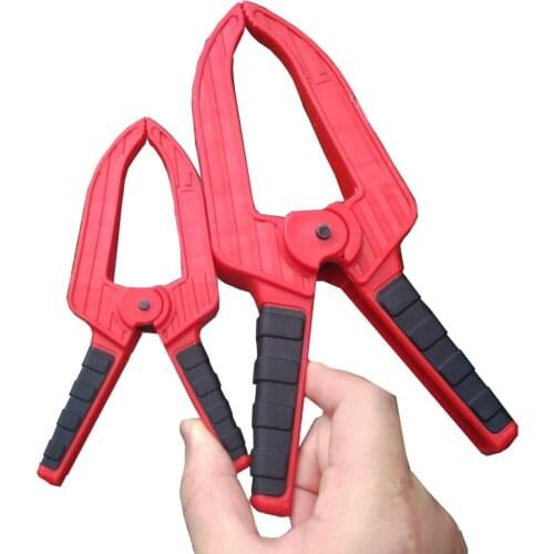 Heavy duty large depth woodworking plastic spring clamp strong A type extra large clip nylon wood carpenter spring clamps tool