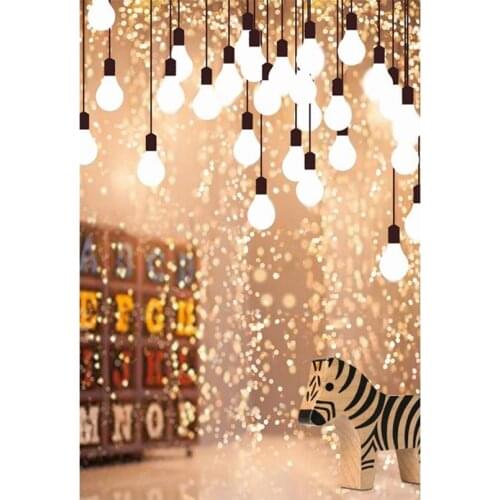 Lights Bright Dots Photography Backdrops Bokeh Backgrounds for Photo Studio Vinyl Cloth Computer Printed Children Kid Photoshoot