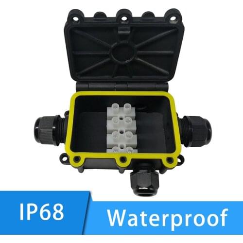 IP68 Junction Box Outdoor Waterproof 2 3 4 5 Way 5-12mm Cable Connector Electrical External Power Cord Conector for Led Light