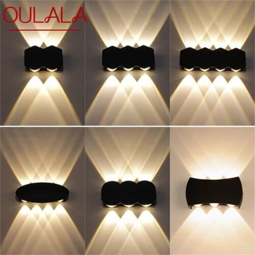 OULALA Outdoor Wall Light LED Waterproof Aluminum Sconces Light New Simple Creative Decorative For Patio Porch Garden Bedroom