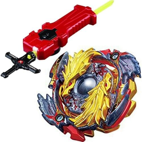 Battle Strikers Burst Gyro Spin Fighters B-00 Rotating top w/ Launcher Sword Launcher