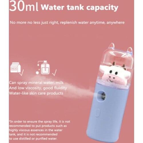 1Pcs Mini USB Vaporizer Nano Sprayer Facial Sprayer Portable Beauty Tools Spray Device Moisturizing Facial Steamer Skin Care