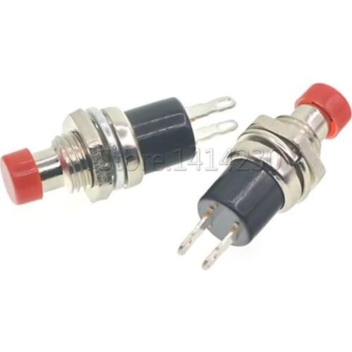 10PCS 7mm Normally Open 2Pins Momentary Push Button Switch Reset Switch