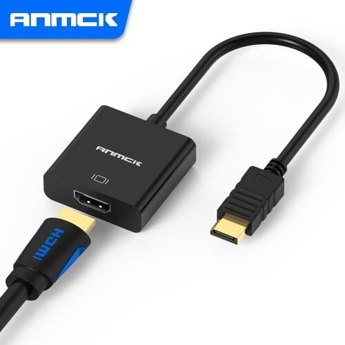 1080P DP Cable to HDMI Adapter Display port to HDMI Switcher Gold Plated Plug Video Convertor For TV Laptops Monitor Projector