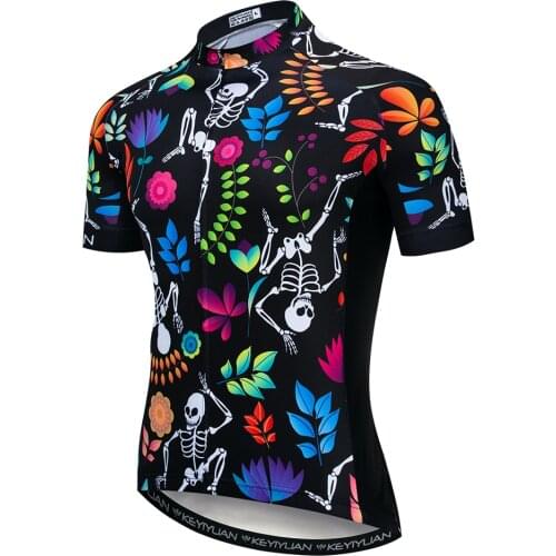 2021 KEYIYUAN Mtb Men Cycling Equipment Quick-Drying Breathable Shirt Short Top Ttenue Cycliste Homme