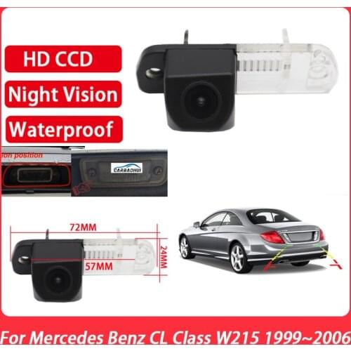 Car Reversing Parking Camera CCD Full HD Night Vision Rear View Camera high quality For Mercedes Benz CL Class W215 1999~2006